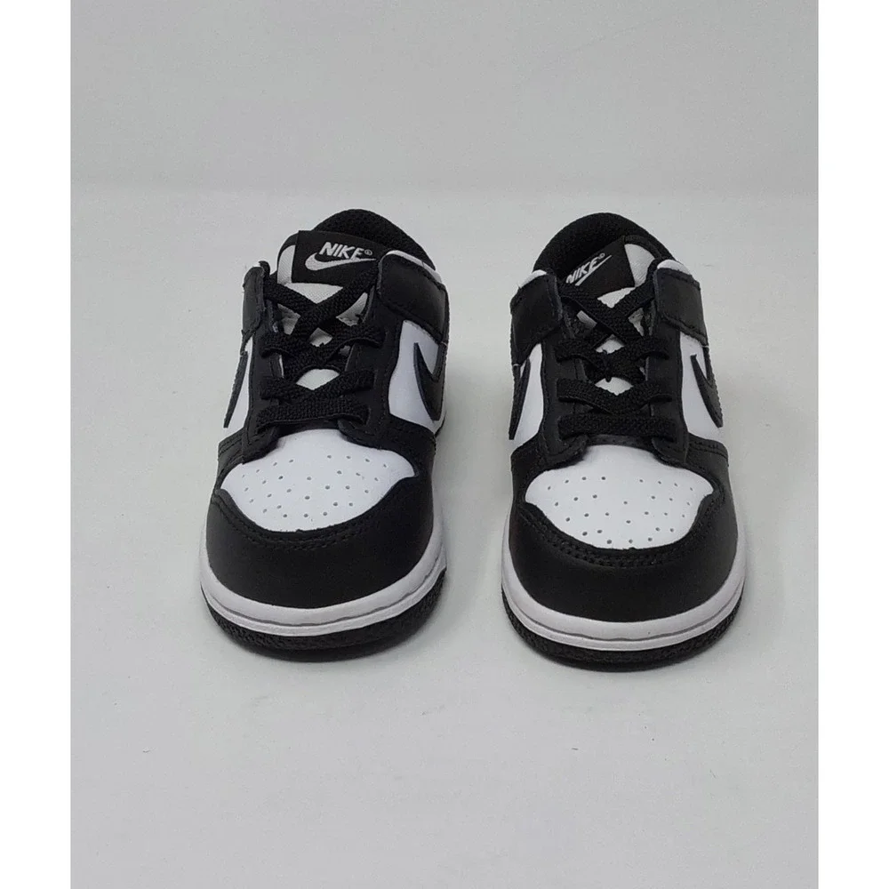 Nike Dunk Low Panda TD Toddler 7C Black White Sneakers CW1589-100 w/ Box